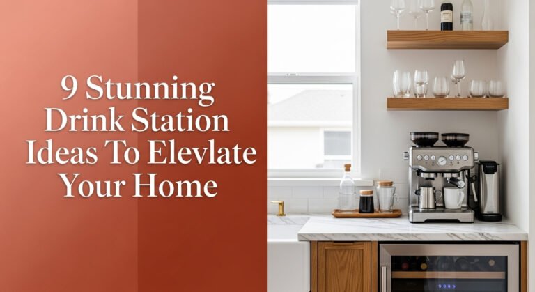 9 Stunning Drink Station Ideas To Elevate Your Home