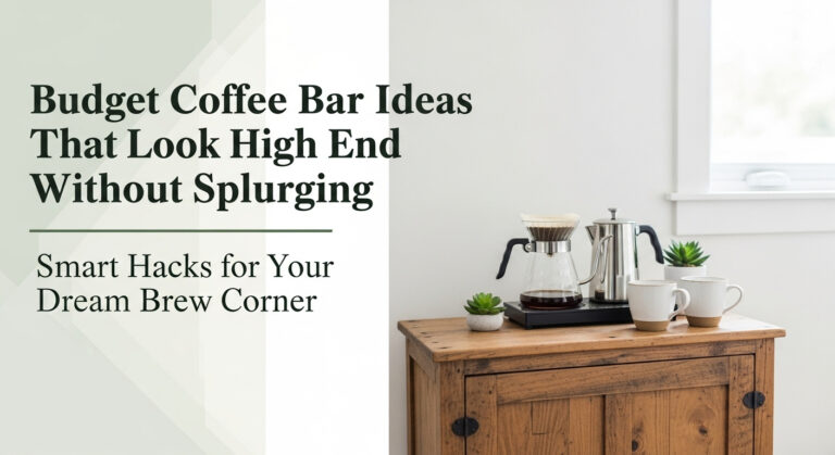 Budget Coffee Bar Ideas That Look High End Without Splurging