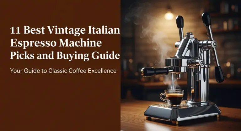 11 Best Vintage Italian Espresso Machine Picks and Buying Guide