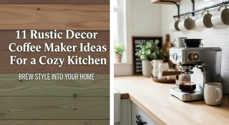 11 Rustic Decor Coffee Maker Ideas For a Cozy Kitchen [year]