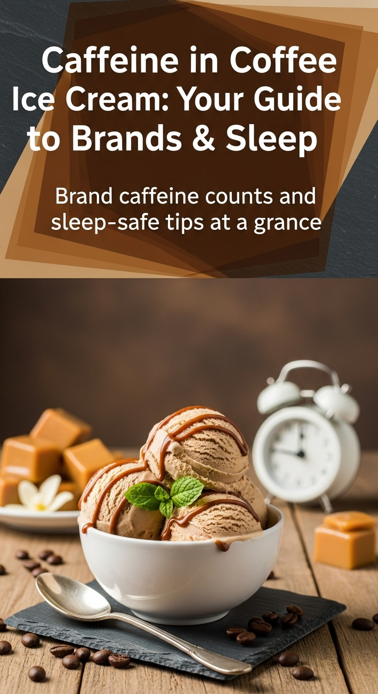 can coffee ice cream have caffeine