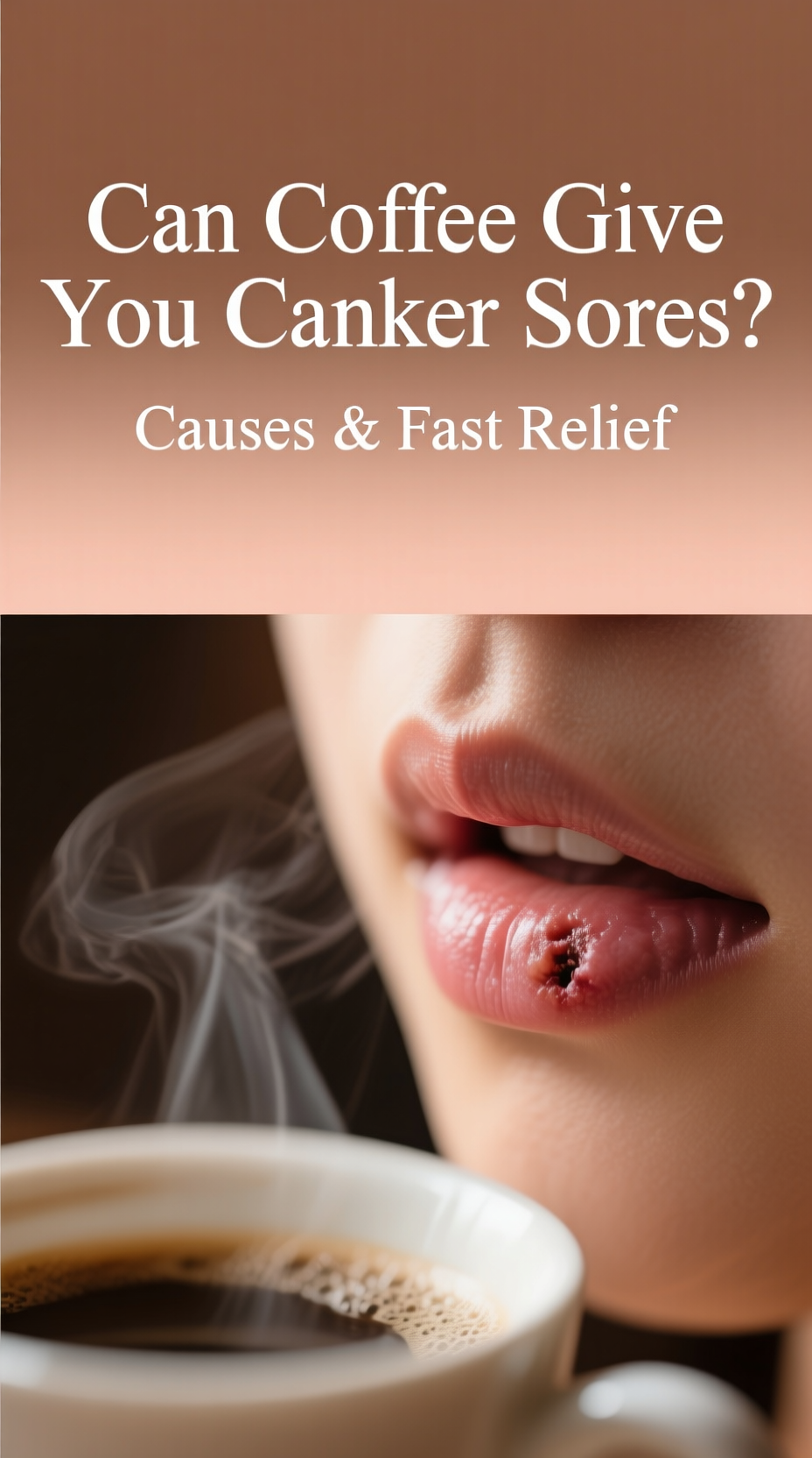 can coffee give you canker sores