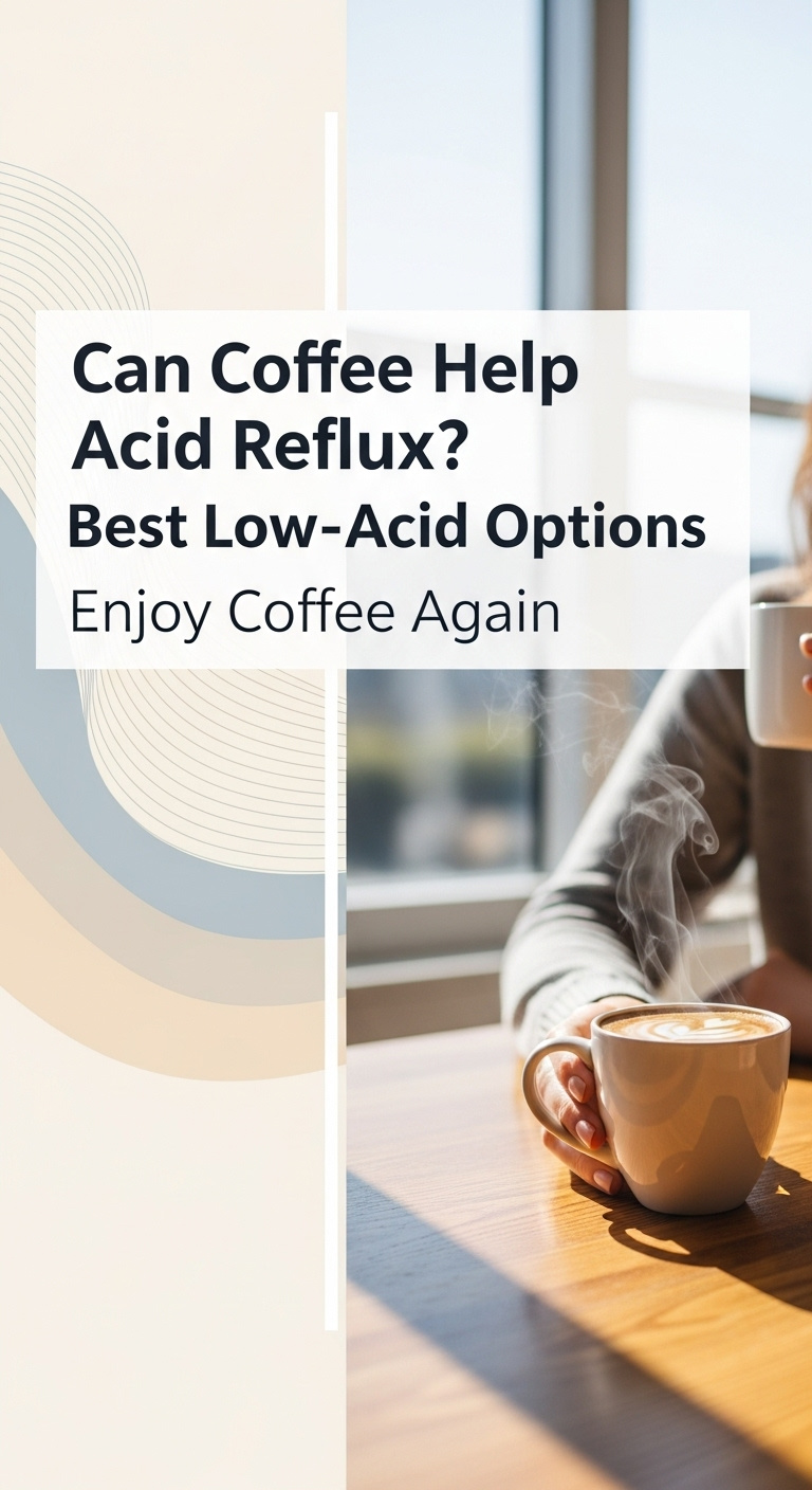 A detailed illustration of a coffee cup with steam, symbolizing the topic of whether can coffee help acid reflux