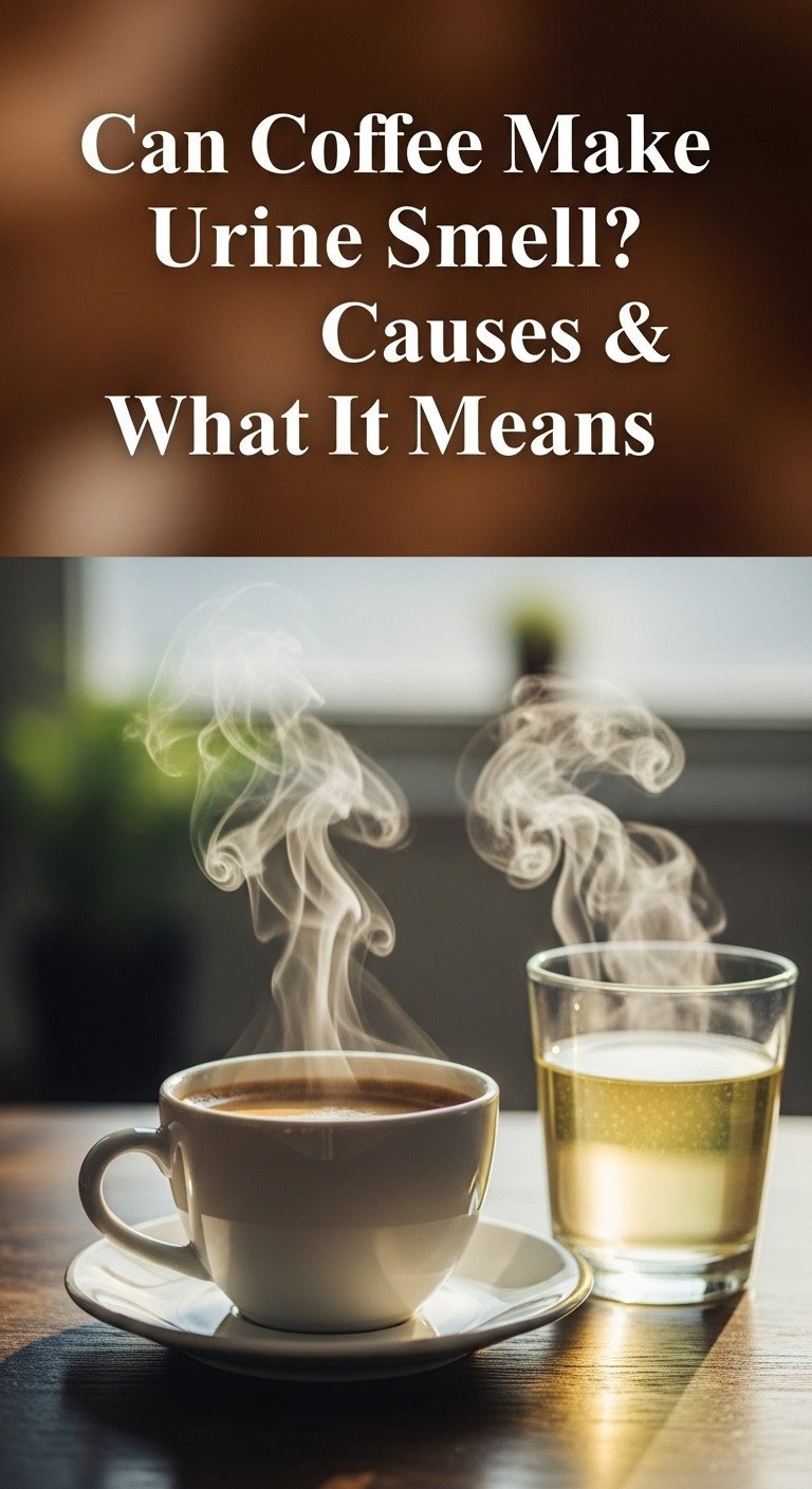 A cup of coffee next to a glass of water, illustrating the connection between can coffee make urine smell and hydration.