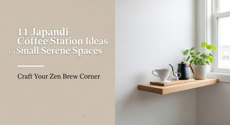 11 Japandi Coffee Station Ideas for Small Serene Spaces