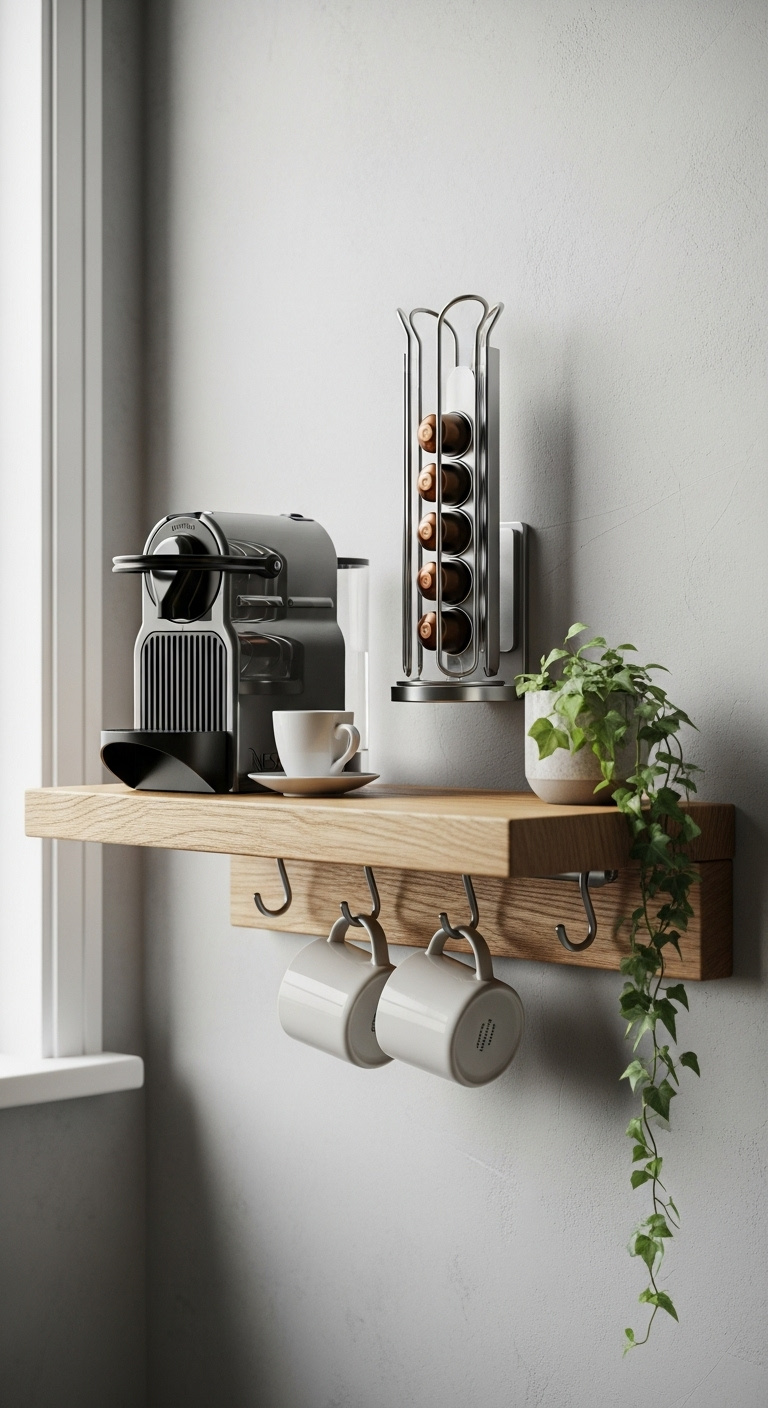 Coffee bar with Nespresso ideas to see