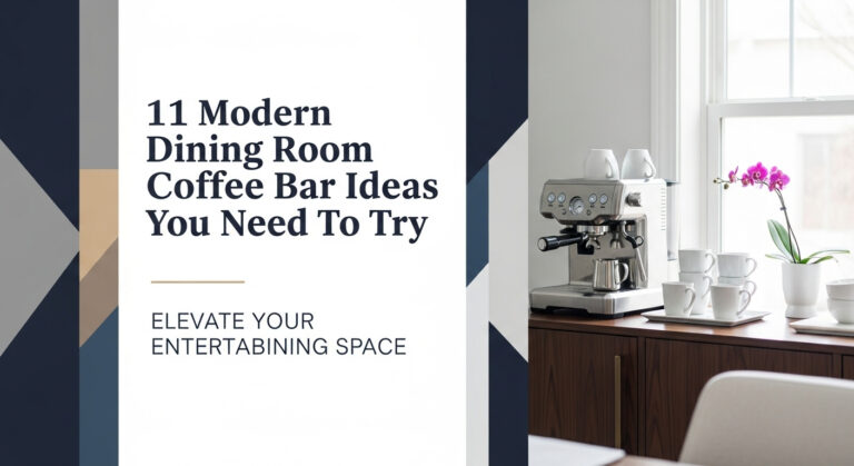 11 Modern Dining Room Coffee Bar Ideas You Need To Try [year]