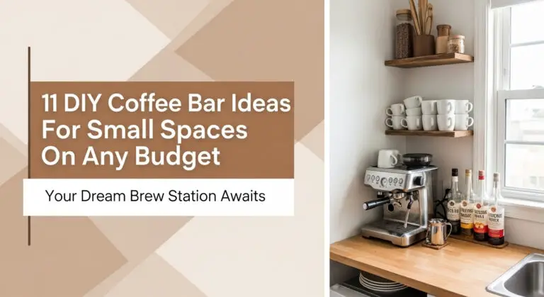 11 DIY Coffee Bar Ideas For Small Spaces On Any Budget [year]