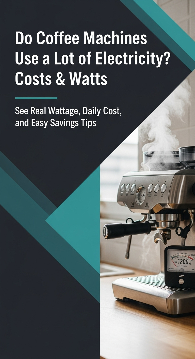 do coffee machines use a lot of electricity