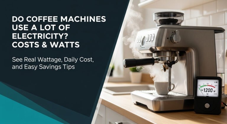 Do Coffee Machines Use a Lot of Electricity? Costs & Watts [year]