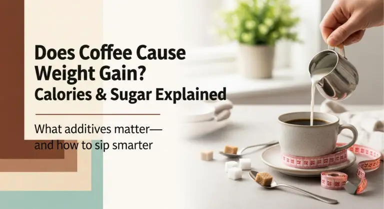 Does Coffee Cause Weight Gain? Calories & Sugar Explained 2 Does Coffee Cause Weight Gain? Calories & Sugar Explained