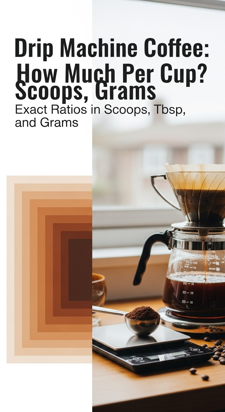 how much coffee do you put in a drip machine