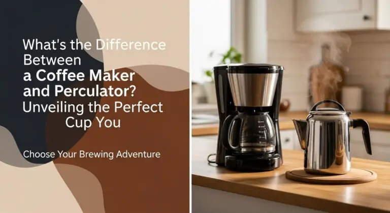 What's the Difference Between a Coffee Maker and Percolator? Unveiling the Perfect Cup for You