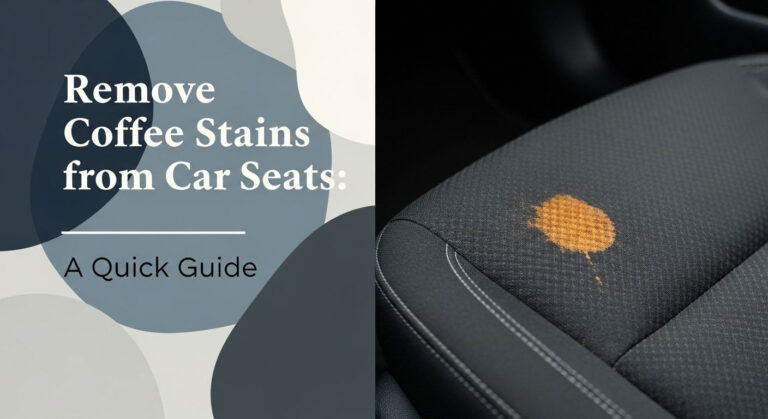 Remove Coffee Stains from Car Seats: A Quick Guide