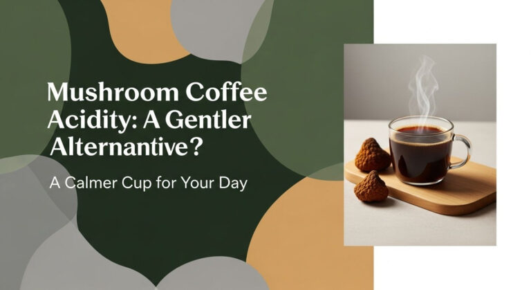 Mushroom Coffee Acidity: A Gentler Alternative?