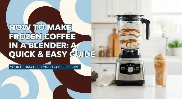 How to Make Frozen Coffee in a Blender: A Quick & Easy Guide 1 How to Make Frozen Coffee in a Blender: A Quick & Easy Guide