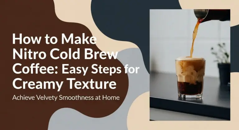 How to Make Nitro Cold Brew Coffee: Easy Steps for Creamy Texture