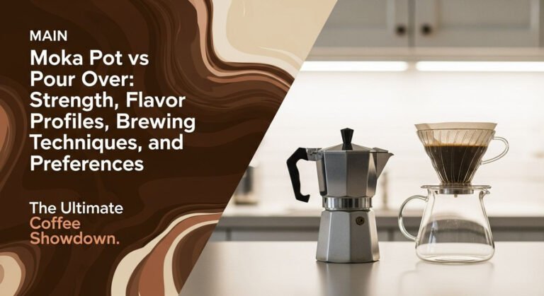 Moka Pot vs Pour Over: Strength, Flavor Profiles, Brewing Techniques, and Preferences