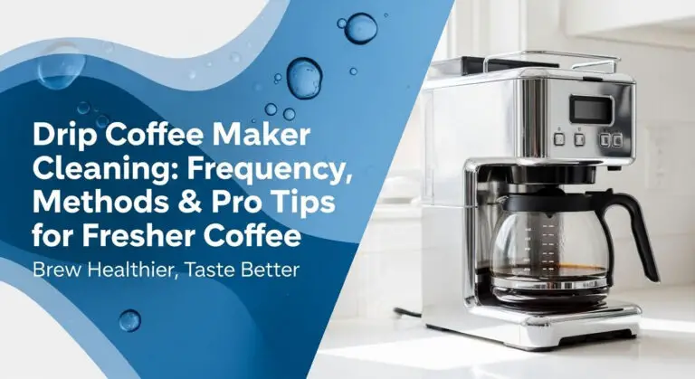 Drip Coffee Maker Cleaning: Frequency, Methods & Pro Tips for Fresher Coffee