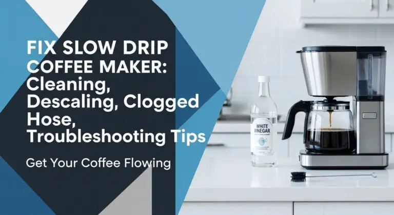 Fix Slow Drip Coffee Maker: Cleaning, Descaling, Clogged Hose, Troubleshooting Tips 9 Fix Slow Drip Coffee Maker: Cleaning, Descaling, Clogged Hose, Troubleshooting Tips