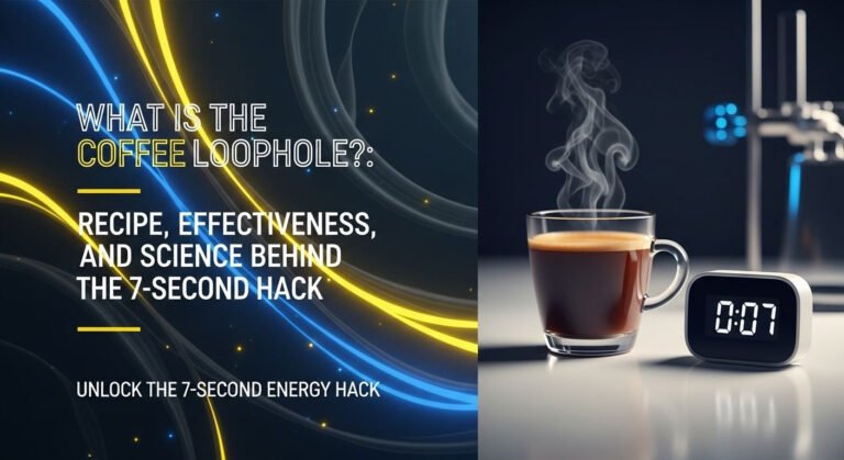 What is the Coffee Loophole?: Recipe, Effectiveness, and Science Behind the 7-Second Hack