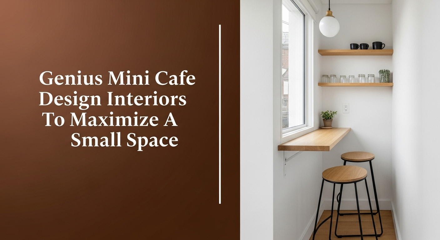 Genius Mini Cafe Design Interiors To Maximize A Small Space