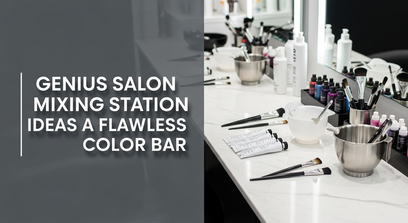 Genius Salon Mixing Station Ideas For A Flawless Color Bar