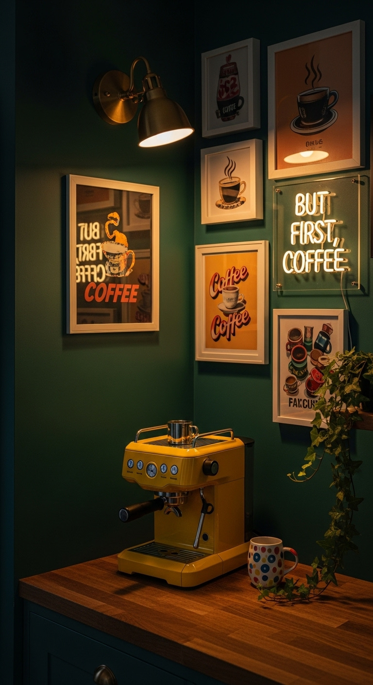 Genius kitchen espresso station ideas for a functional home cafe