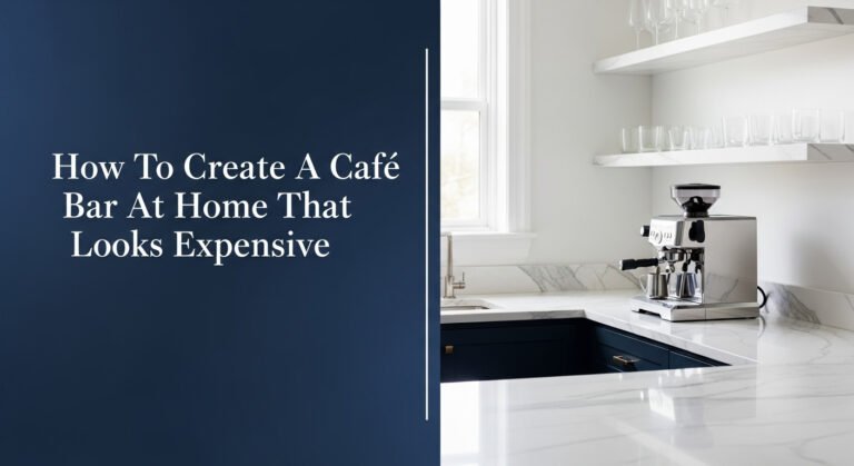How To Create A Cafe Bar At Home That Looks Expensive 6 How To Create A Cafe Bar At Home That Looks Expensive