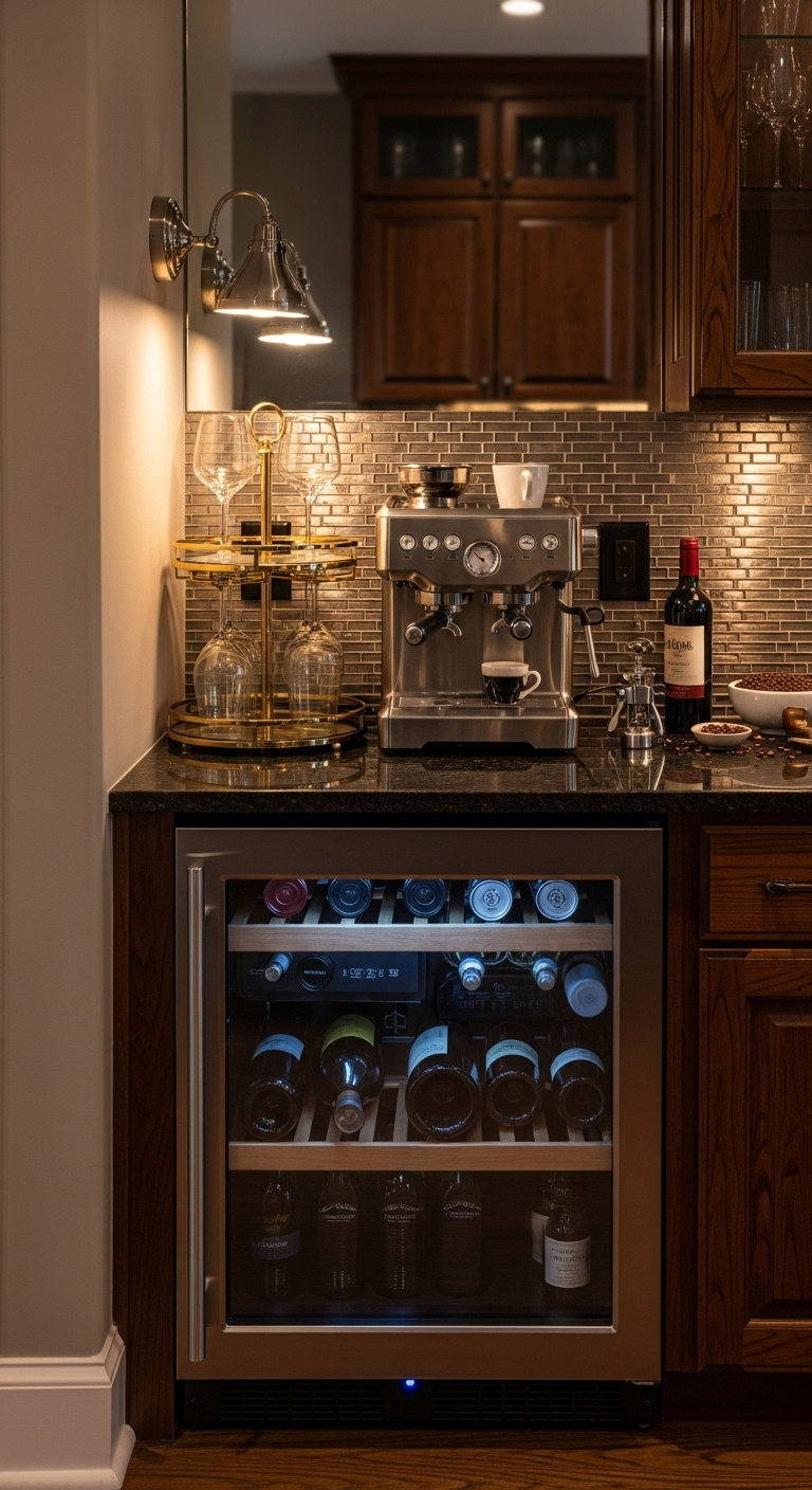 Kitchen espresso station ideas for home