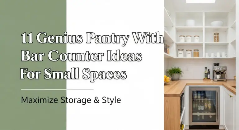 11 Genius Pantry With Bar Counter Ideas For Small Spaces [year]