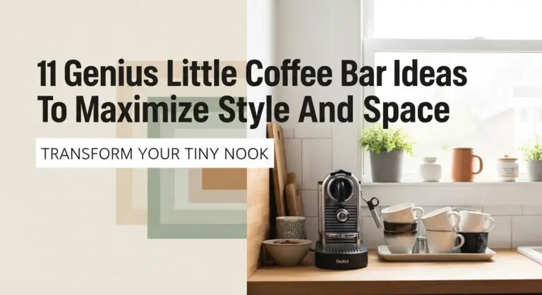 11 Genius Little Coffee Bar Ideas To Maximize Style And Space [year]