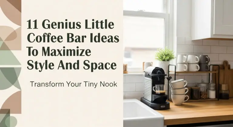 11 Genius Coffee Nook Ideas For Small Spaces [year]