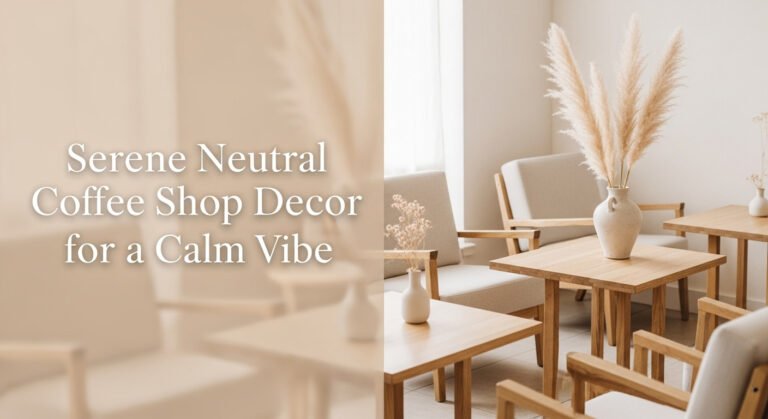 Serene Neutral Coffee Shop Decor Ideas for a Calm Vibe 5 Serene Neutral Coffee Shop Decor Ideas for a Calm Vibe