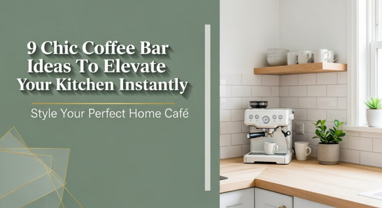 9 Chic Coffee Bar Ideas To Elevate Your Kitchen Instantly
