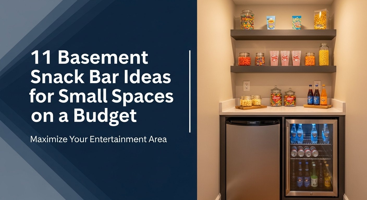 11 Basement Snack Bar Ideas For Small Spaces On A Budget