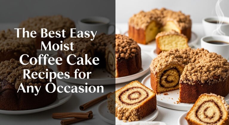 The Best Easy Moist Coffee Cake Recipes for Any Occasion