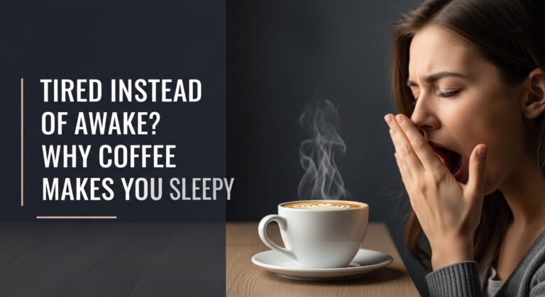 Tired Instead of Awake? Why Coffee Makes You Sleepy