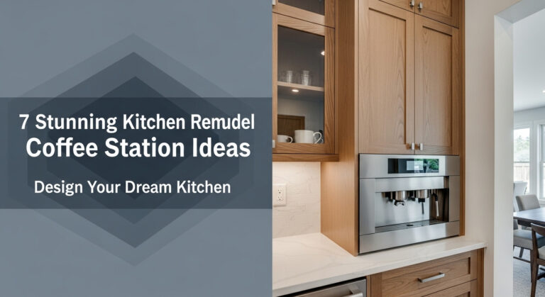7 Stunning Kitchen Remodel Coffee Station Ideas For [year]