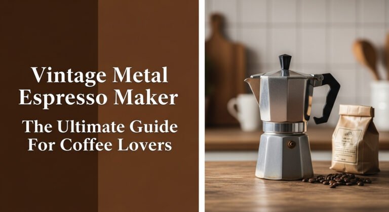 Vintage Metal Espresso Maker The Ultimate Guide For Coffee Lovers 1 Vintage Metal Espresso Maker The Ultimate Guide For Coffee Lovers