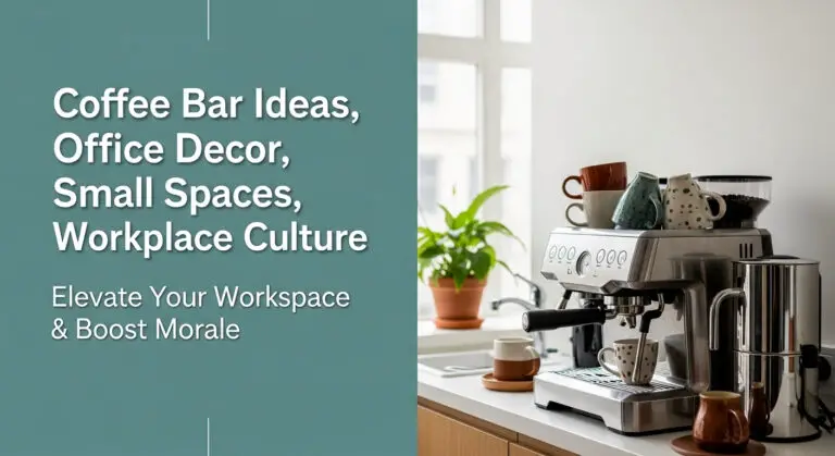 Coffee Bar Ideas, Office Decor, Small Spaces, Workplace Culture 7 Coffee Bar Ideas, Office Decor, Small Spaces, Workplace Culture