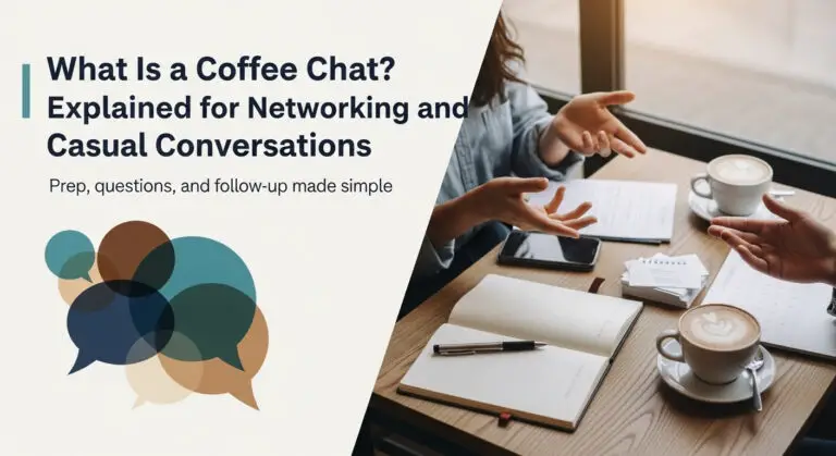 What Is a Coffee Chat? Explained for Networking and Casual Conversations 4 What Is a Coffee Chat? Explained for Networking and Casual Conversations
