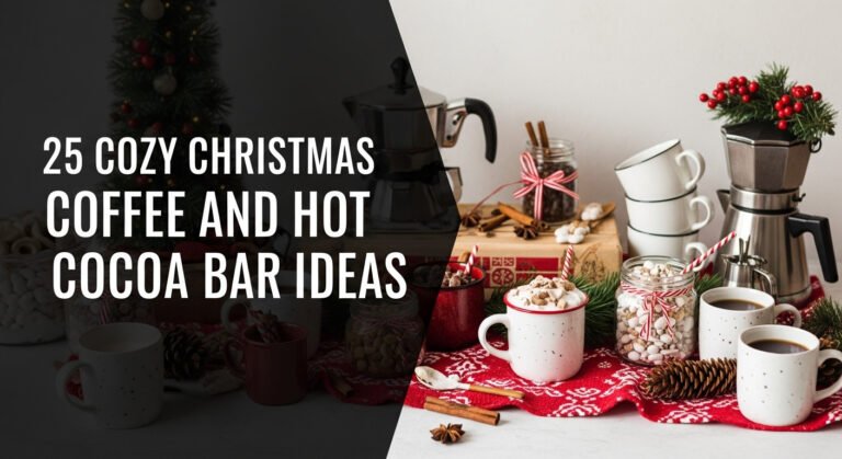 25 Cozy Christmas Coffee and Hot Cocoa Bar Ideas for [year]