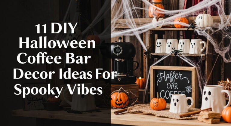 11 DIY Halloween Coffee Bar Decor Ideas For Spooky Vibes