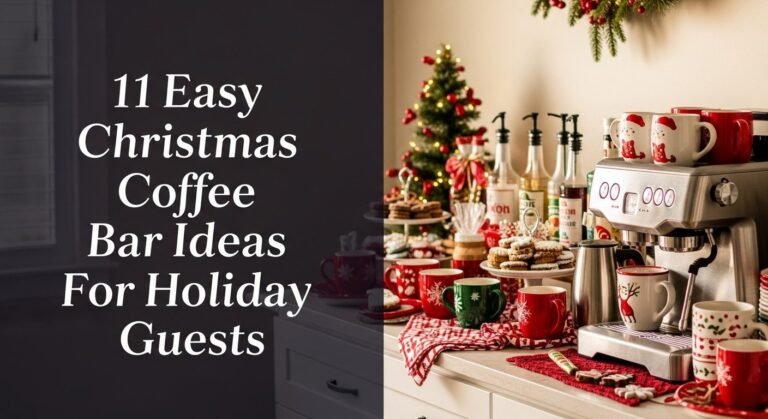 11 Easy Christmas Coffee Bar Ideas For Holiday Guests 3 11 Easy Christmas Coffee Bar Ideas For Holiday Guests