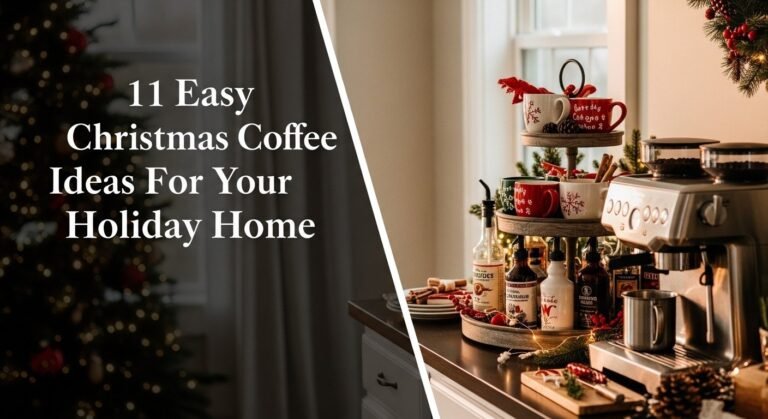 11 Easy Christmas Coffee Bar Ideas For Your Holiday Home 1 11 Easy Christmas Coffee Bar Ideas For Your Holiday Home