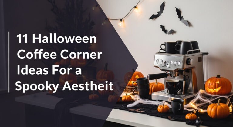11 Halloween Coffee Corner Ideas For a Spooky Aesthetic
