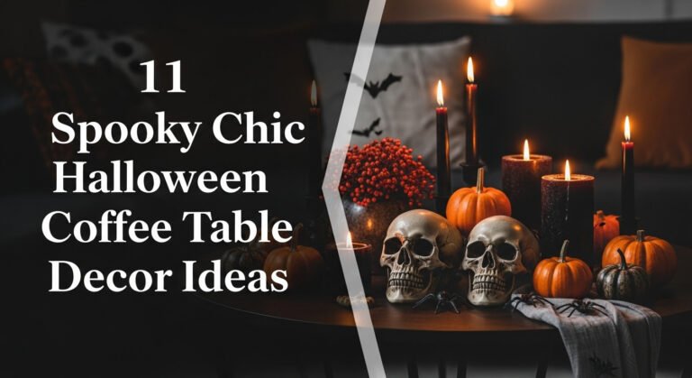11 Spooky Chic Halloween Coffee Table Decor Ideas