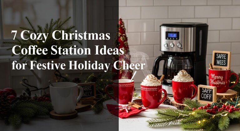 7 Cozy Christmas Coffee Station Ideas for Festive Holiday Cheer