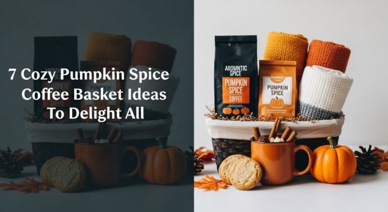 7 Cozy Pumpkin Spice Coffee Gift Basket Ideas To Delight All 2 7 Cozy Pumpkin Spice Coffee Gift Basket Ideas To Delight All